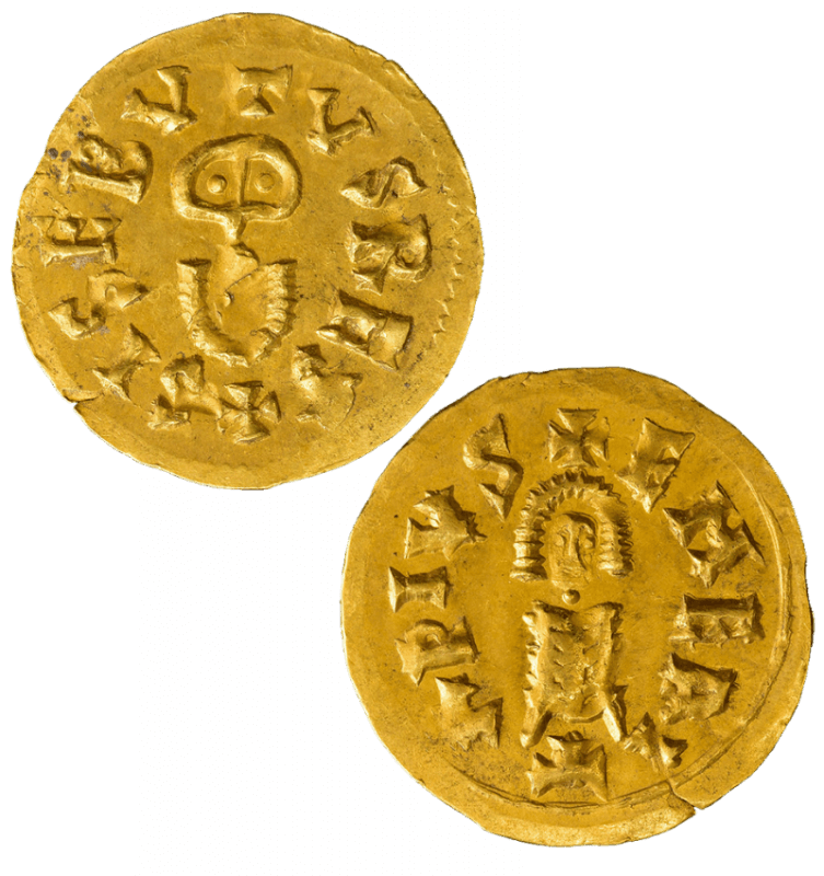 Visigothic Kingdom (Spain), Sisebut, 612-621. Gold Tremissis
